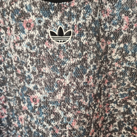 Adidas Coverall Logo Crewneck Sweatshirt Women Running Sweater Athletic Size M - Picture 2 of 5